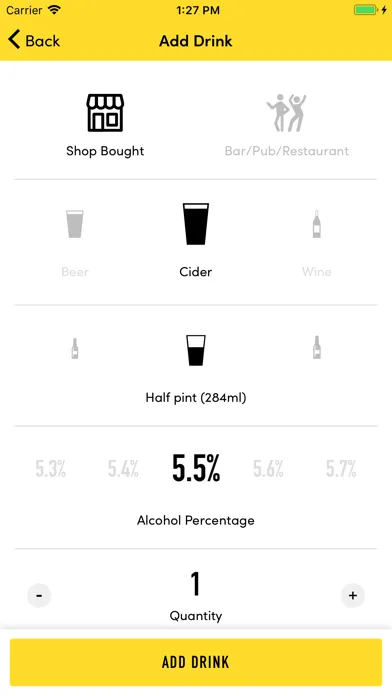 Capturas de pantalla de TRY DRY: The Dry January app